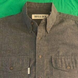 BUGLE BOY LS Poly/Cotton Twin Pocketed Field Shirt